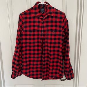 J Crew Long Sleeve Button Down Flannel